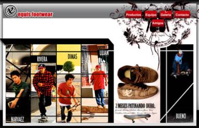 Equis Footwear nuevo website.