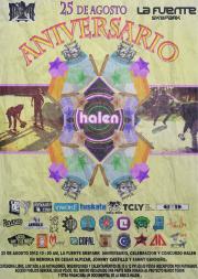 Halen Aniversario flyer oficial