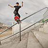 Noe Castro  - Foto: Miguel Angel  - Frontside Boardslide - La Paz