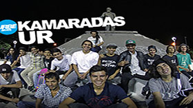 Kamaradas con la banda de la UR